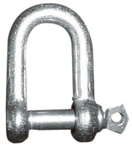 Manille, droite, galvanisée, 12mm