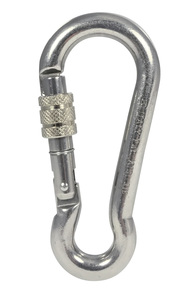 Mousqueton pompier,  plus sécurité 10mm