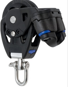 SELDEN, poulie, simple, PBB, 50mm, taquet coinceur