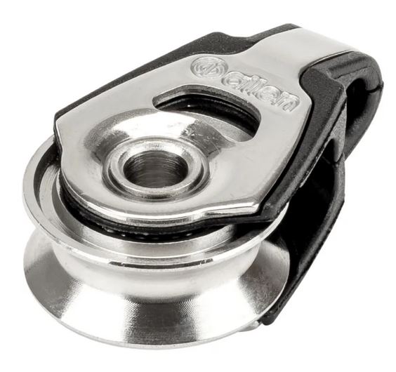 ALLEN, Poulie simple HL chape large, inox, 20 mm
