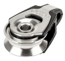 ALLEN, Poulie simple HL chape large, inox, 20 mm