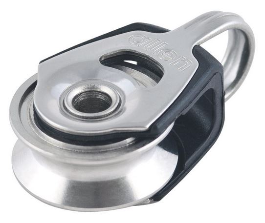 ALLEN, Poulie simple HL, inox, 30 mm