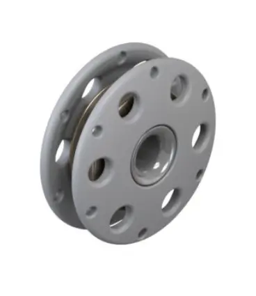 KARVER, KB6, poulie ronde, aluminium