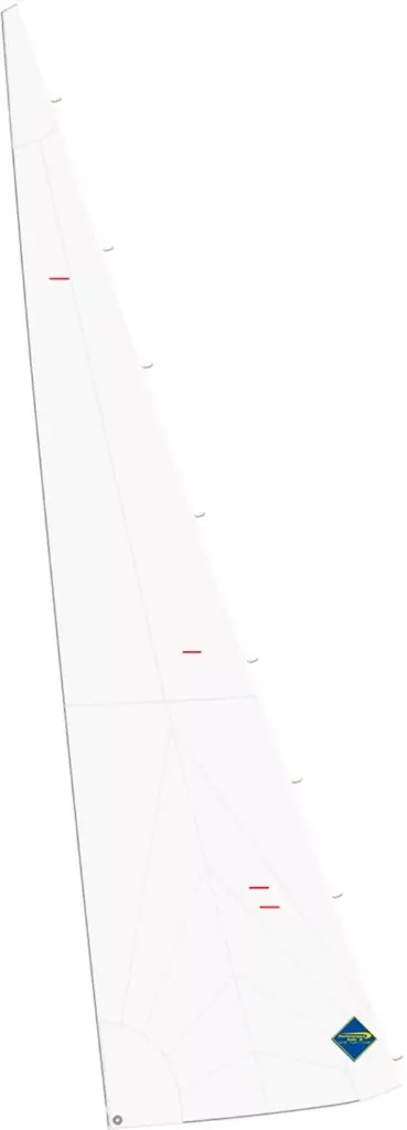 NACRA 500 MKII, Foc dacron sans bande UV, Blanc