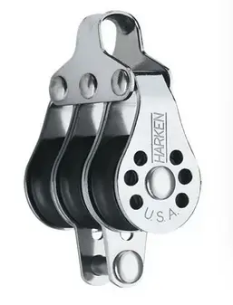HARKEN, Poulie triple, ringot, Micro, 22mm