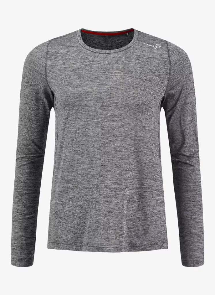 PELLE PETTERSON, Women Momentum Tee, LS, Grey