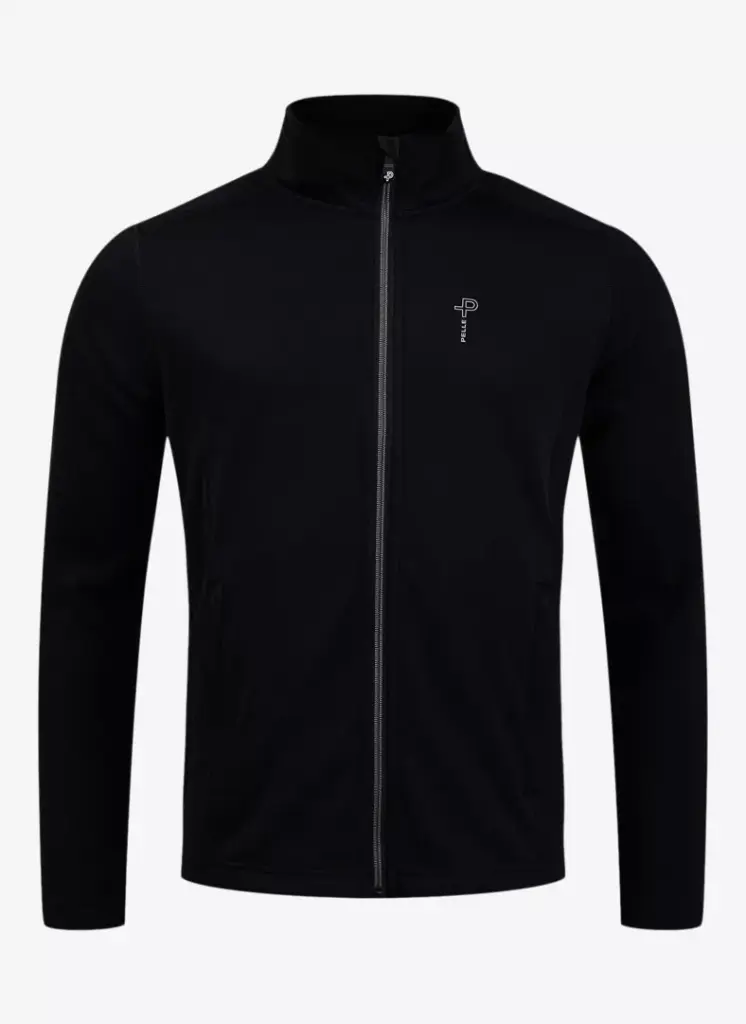 PELLE PETTERSON, Midlayer Plannard Zip, Ink silver