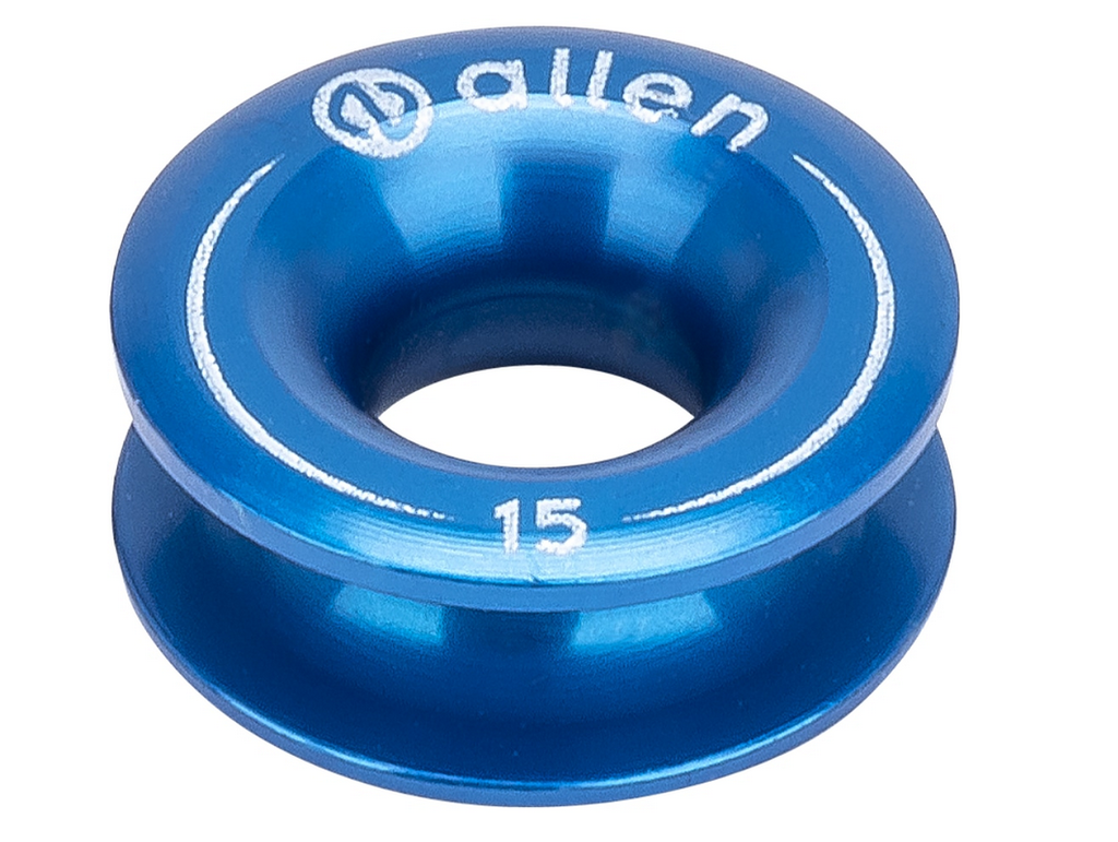 ALLEN, Thimble 25 x 10 x 10mm, Aluminium, bleu