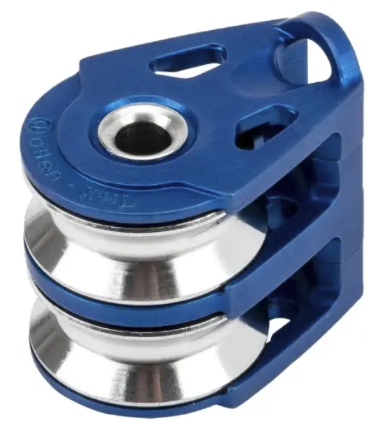ALLEN, Poulie double XHL, Dynamic , Bleu, 20 mm