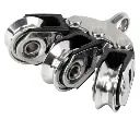 ALLEN, Poulie triple HL, articulée, inox, 20 mm