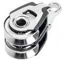 ALLEN, Poulie double HL, inox, 30mm