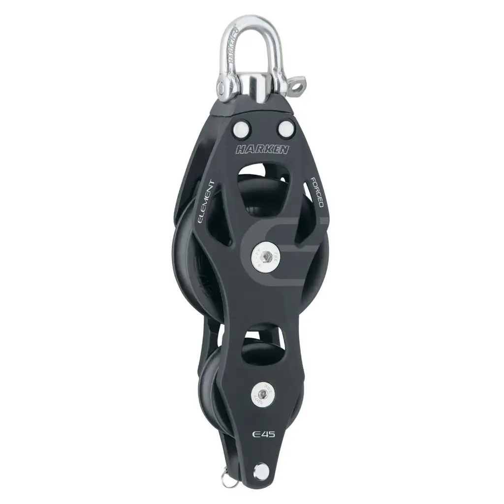 HARKEN, Poulie violon alu, émérillon & ringot, Element, 45mm