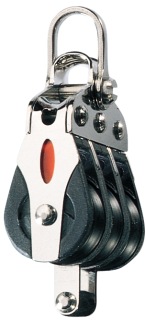 RONSTAN, poulie micro, triple+ringot , 20mm