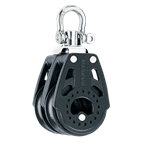 HARKEN, Poulie double, émérillon, Carbo, 40mm