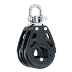 HARKEN, Poulie double, émérillon, Carbo, 57mm