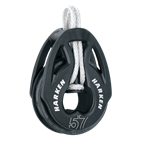 HARKEN, poulie simple, Carbo T2, 57mm, Loop, composite
