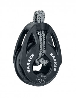HARKEN, poulie simple, Carbo T2, 57mm, composite