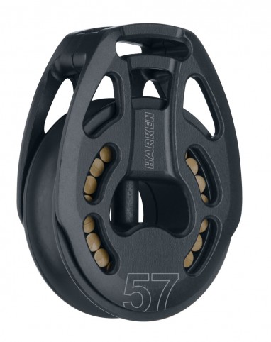 HARKEN, Poulie 57mm Black magic, Loop Block