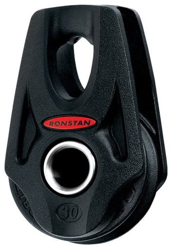 [RF35101] RONSTAN, Poulie Orbit, 30MM, simple, à sangler