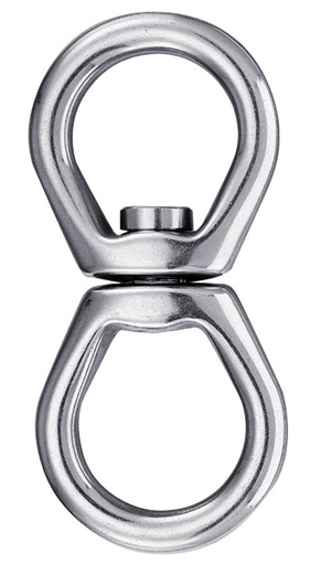 [WI2443] WICHARD, émerillons de mouillage, en acier inox (utilisable en immersion permanente), long. 150mm