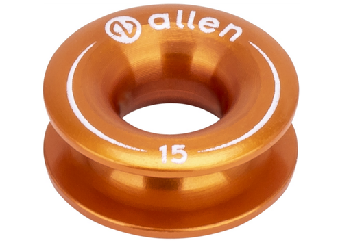 [A..87-15-O] ALLEN, Thimble 15 x 6 x 6mm, ALuminium, Orange