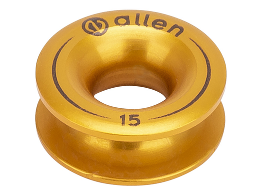 [A..87-15-G] ALLEN, Thimble 15 x 6 x 6mm, ALuminium, gold