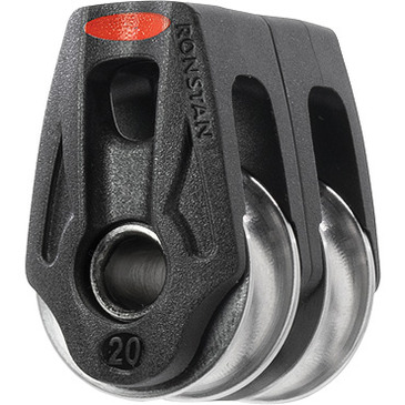[RF25209HL] RONSTAN, poulie Orbit 20mm, double, HHL