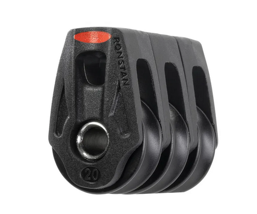 [RF25309] RONSTAN, poulie Orbit Block 20mm, Triple