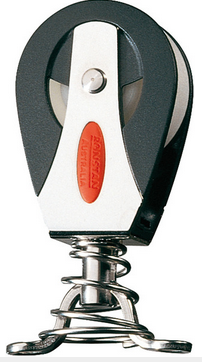 [RF41140] RONSTAN, poulie debout sûr émerillon série 40mm AP, All Purpose, pontet et ressort