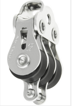 [RF15312] RONSTAN, minipoulie à roulement à billes, série 15, triple, ringot