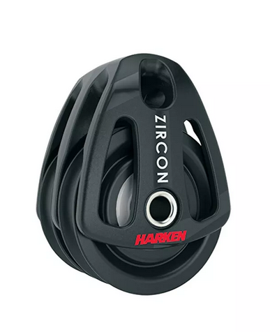 [H2187] HARKEN, Poulie double, Zircon, 29mm