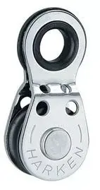 [H467] HARKEN, poulie simple, 16mm, à breler