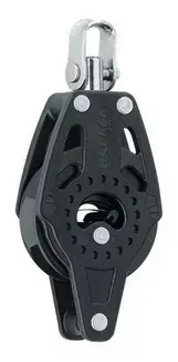 [H2609] HARKEN, Poulie winch, émérillon + ringot, Carbo, 40mm