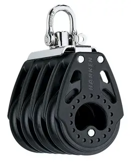 [H2631] HARKEN, Poulie quadruple, émérillon, Carbo, 57mm