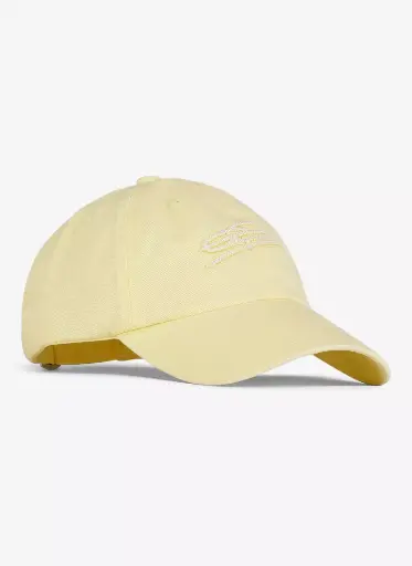 [PP9440-0205] PELLE PETTERSON, Signature Washed Cap, Radura Yellow