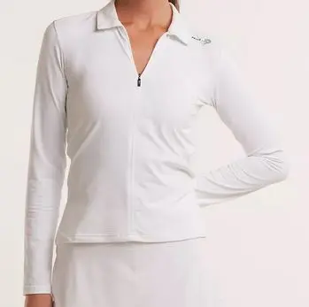 PELLE PETTERSON, Women Propulsion LS Shirt, Zip, White