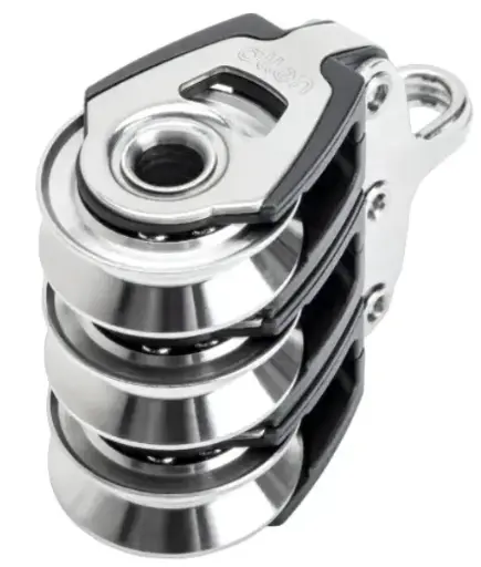 [A2034HL] ALLEN, Poulie triple HL, inox, 30 mm