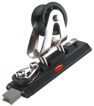 [RC11932] RONSTAN, chariot de génois, aluminium, série 19, poulie, réa diam. 50mm