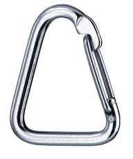 [WI2345] WICHARD, mousqueton delta, 8mm, pour sangle 40mm