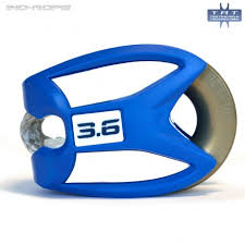 [IR-IB3.6-N] INO-BLOCK, poulie textile, noir, 3.6