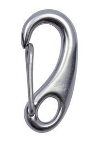 [GM247050] MOUSQUETON ACIER INOX, 50 MM, À RESSORT