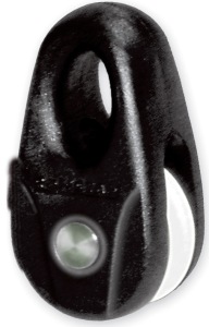 [RF13101N] RONSTAN, poulie en composite, réa 15mm, noir