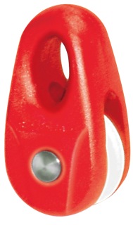 [RF13101R] RONSTAN, poulie en composite, réa 15mm, rouge