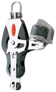 [RF40530] RONSTAN, poulie violon, 40mm, manille, ringot, serre-écoute