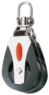 [RF40202] RONSTAN, poulie série 40 BB, Ball Bearing, double, avec manille