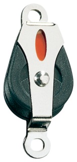 [RF20151A] RONSTAN, poulie micro, applique, 20mm, montage a rivet