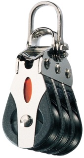 [RF20302] RONSTAN, poulie micro, triple , 20mm, manille