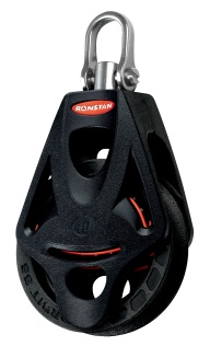 [RF45110] RONSTAN, poulie simple, orbit, 40mm, manille, émerillon, ringot