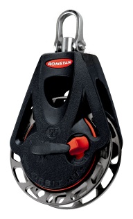 [RF56100] RONSTAN, poulie simple, ORBIT, 55mm, winch, manille, émerillon