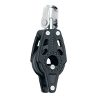[H341] HARKEN, poulie simple Carbo, 29mm, émerillon, manille, ringot